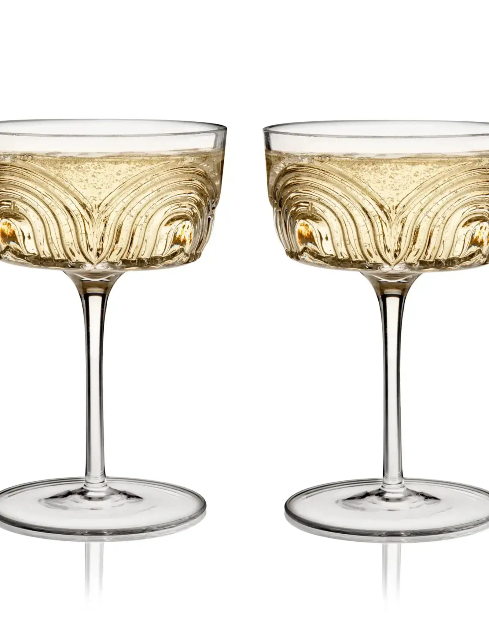 Deco Beau Crystal Cocktail Coupe