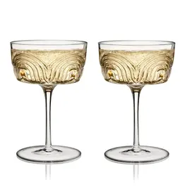 Deco Beau Crystal Cocktail Coupe
