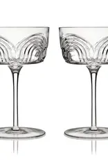 Deco Beau Crystal Cocktail Coupe