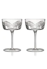 Deco Beau Crystal Cocktail Coupe