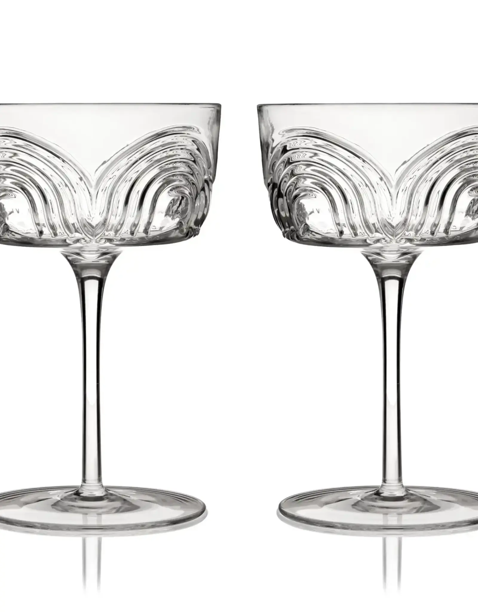 Deco Beau Crystal Cocktail Coupe