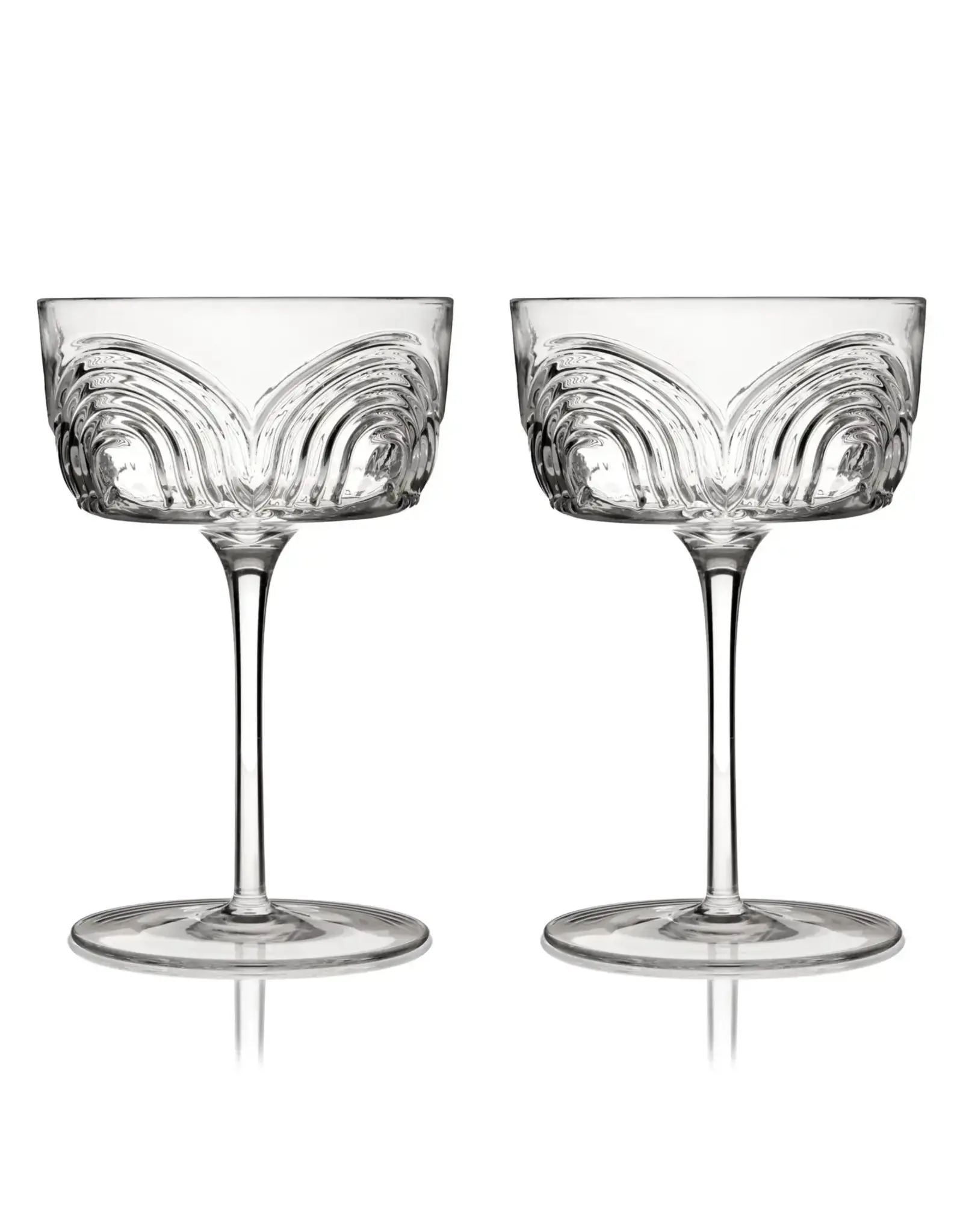 Deco Beau Crystal Cocktail Coupe
