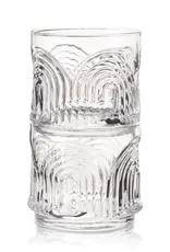 Deco Beau Crystal Lowball Tumbler
