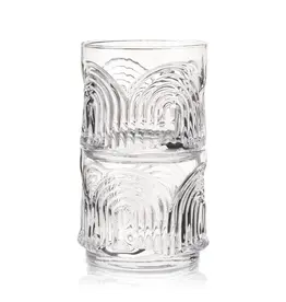 Deco Beau Crystal Lowball Tumbler