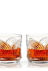 Deco Beau Crystal Lowball Tumbler