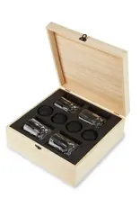 Whiskey Glasses and Ice Sphere Molds Gift Box Set of 8