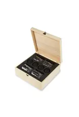 Whiskey Glasses and Ice Sphere Molds Gift Box Set of 8