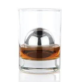 Glacier Rocks® Large Stainless Steel Whiskey Ball