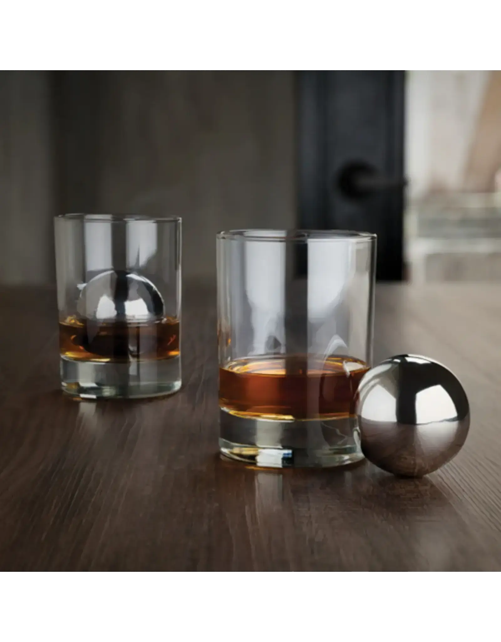Glacier Rocks® Large Stainless Steel Whiskey Ball