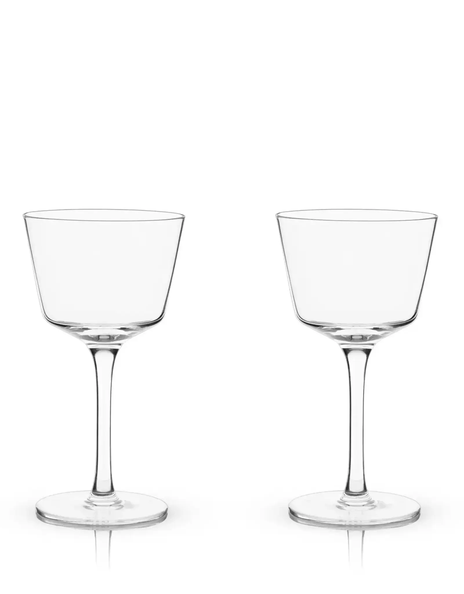 Raye™ Angled Crystal Nick and Nora Glass