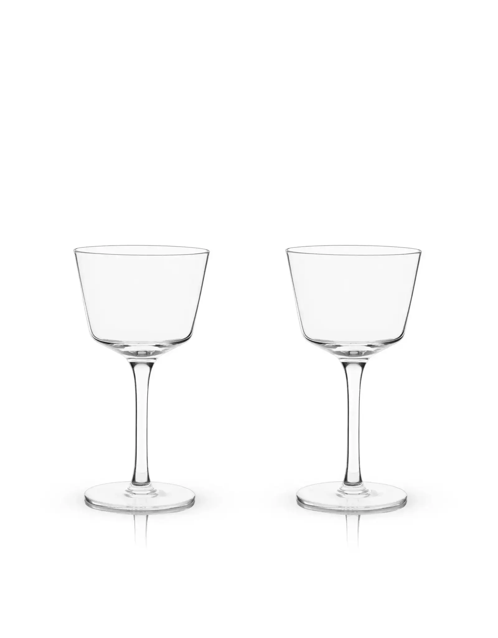 Raye™ Angled Crystal Nick and Nora Glass