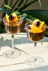 Raye™ Angled Crystal Nick and Nora Glass