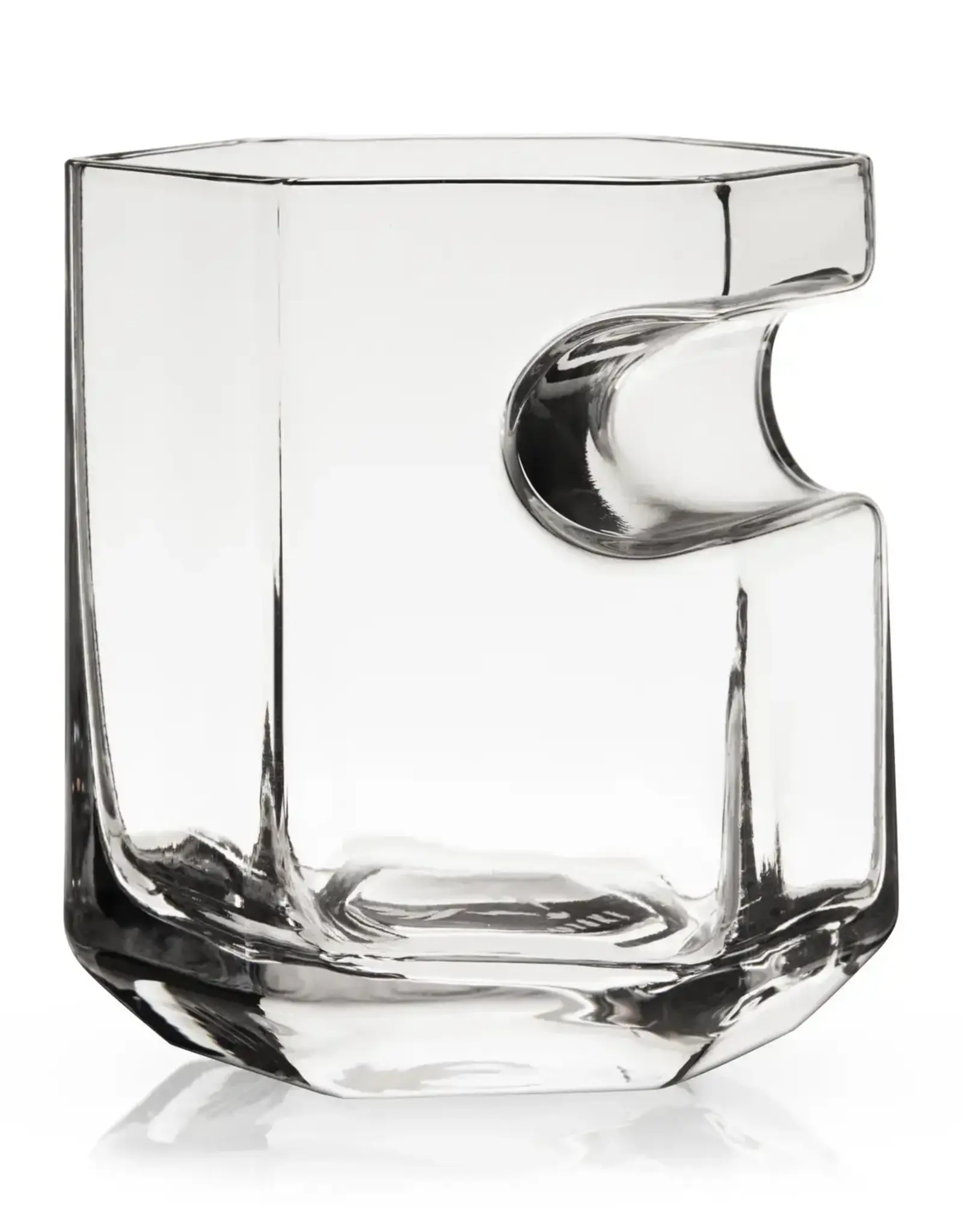 Raye™ Crystal Whiskey Glass with Builtin Cigar Holder