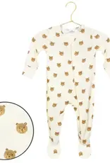 Teddy Zipper Footies