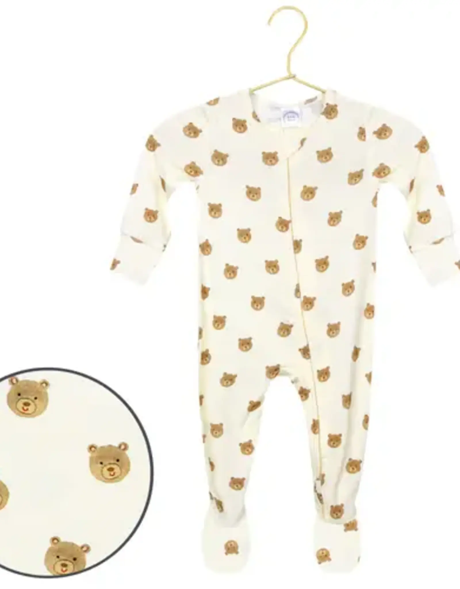 Teddy Zipper Footies