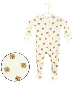 Teddy Zipper Footies
