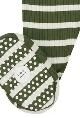 Tyler Ribbed Zipper Footie