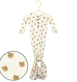 Teddy Knotted Gown, NB-3