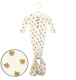 Teddy Knotted Gown, NB-3