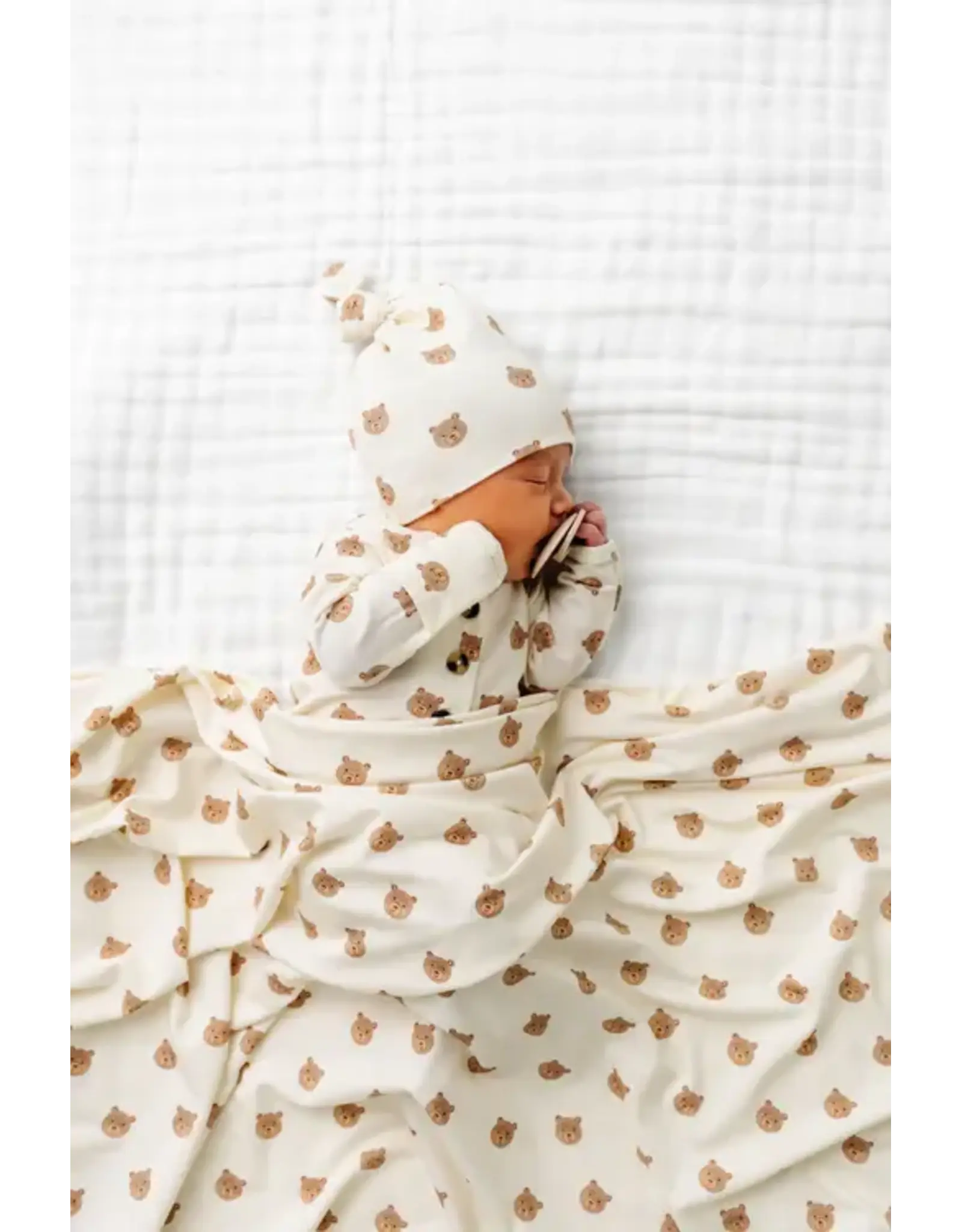 Teddy Knotted Gown, NB-3