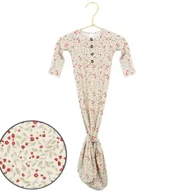 Holly Knotted Gown - NB to 3mth