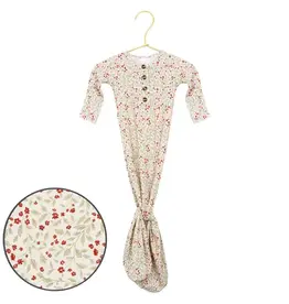 Holly Knotted Gown - NB to 3mth