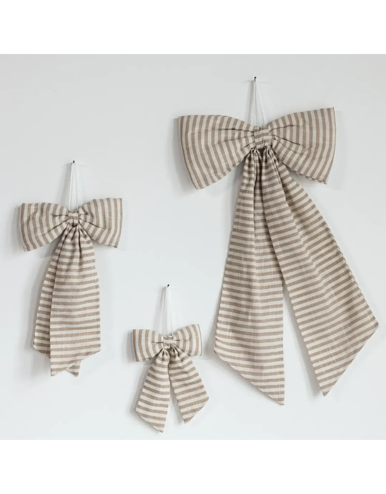 Striped Fabric Bows