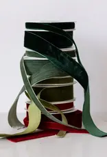 Forest Green Velvet Ribbon
