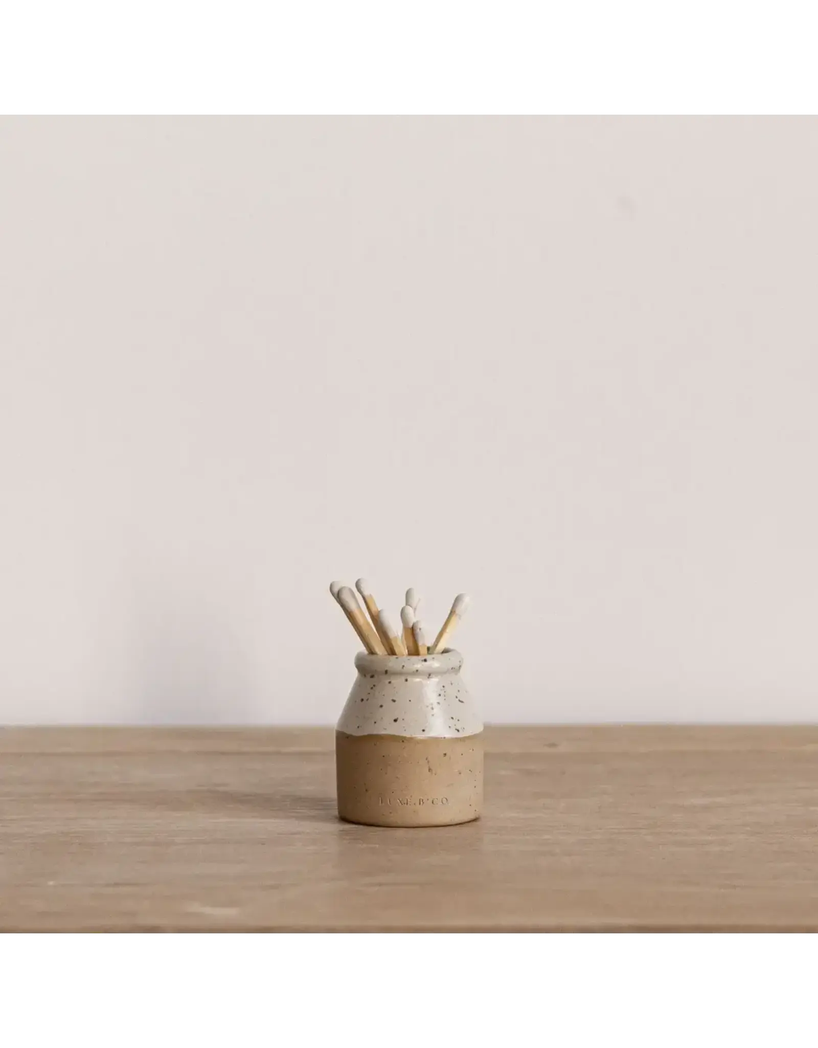 Ceramic Match Holder Two Tone