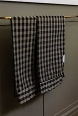 Ruffle Olive Green Gingham Kitchen Dish Towel