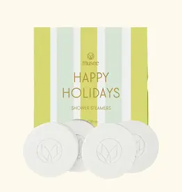 Happy Holidays Shower Steamers