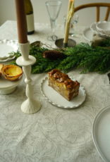 Botanique Block Print Tablecloth, Natural 104x60