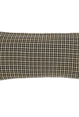 14x31 Houndstooth Pillow Brown
