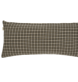 14x31 Houndstooth Pillow Brown