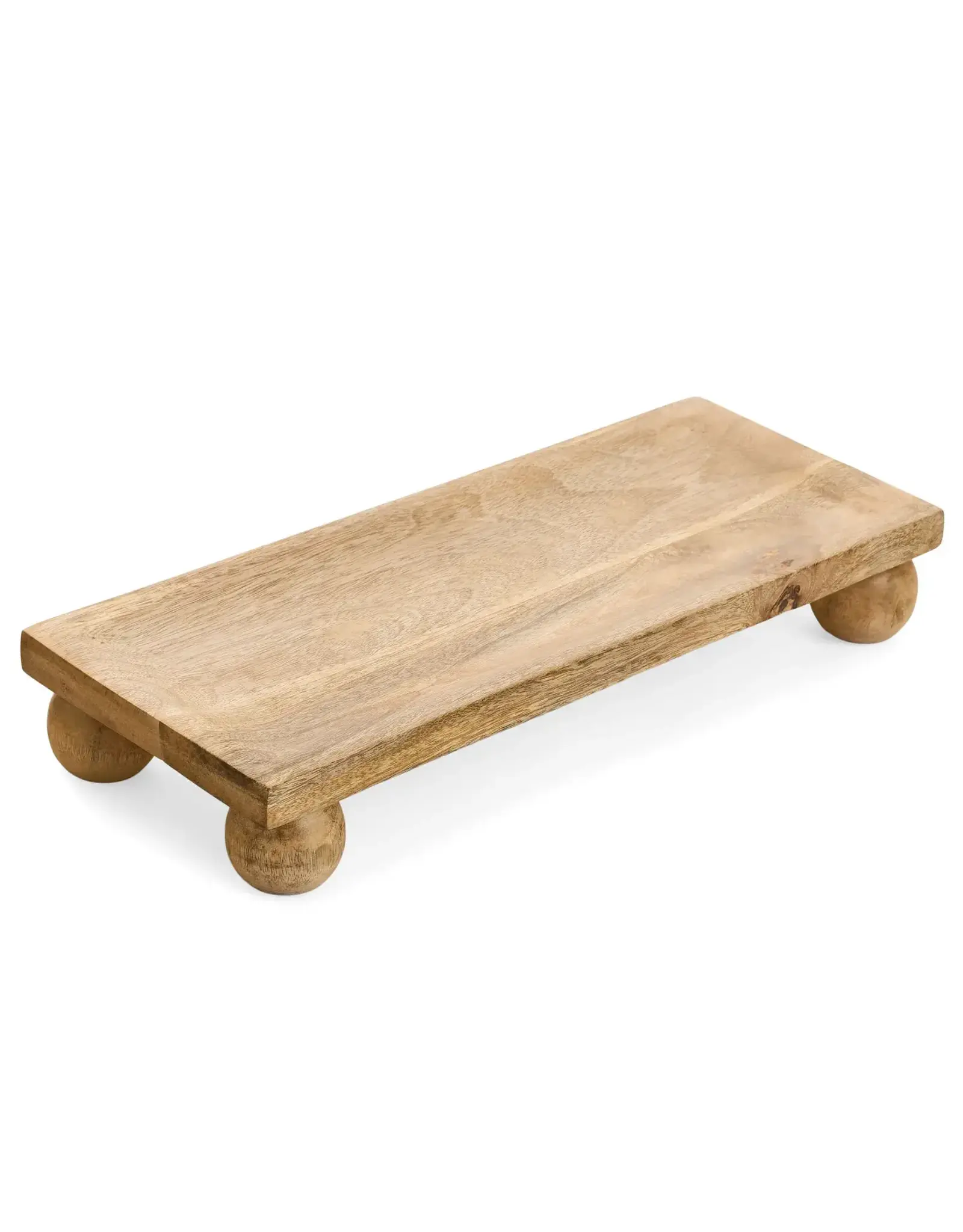 Serving Board w/ Round Feet Mango Wood