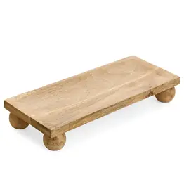 Serving Board w/ Round Feet Mango Wood