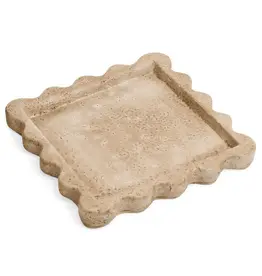 Wavy Travertine Tray