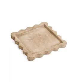 Wavy Travertine Tray
