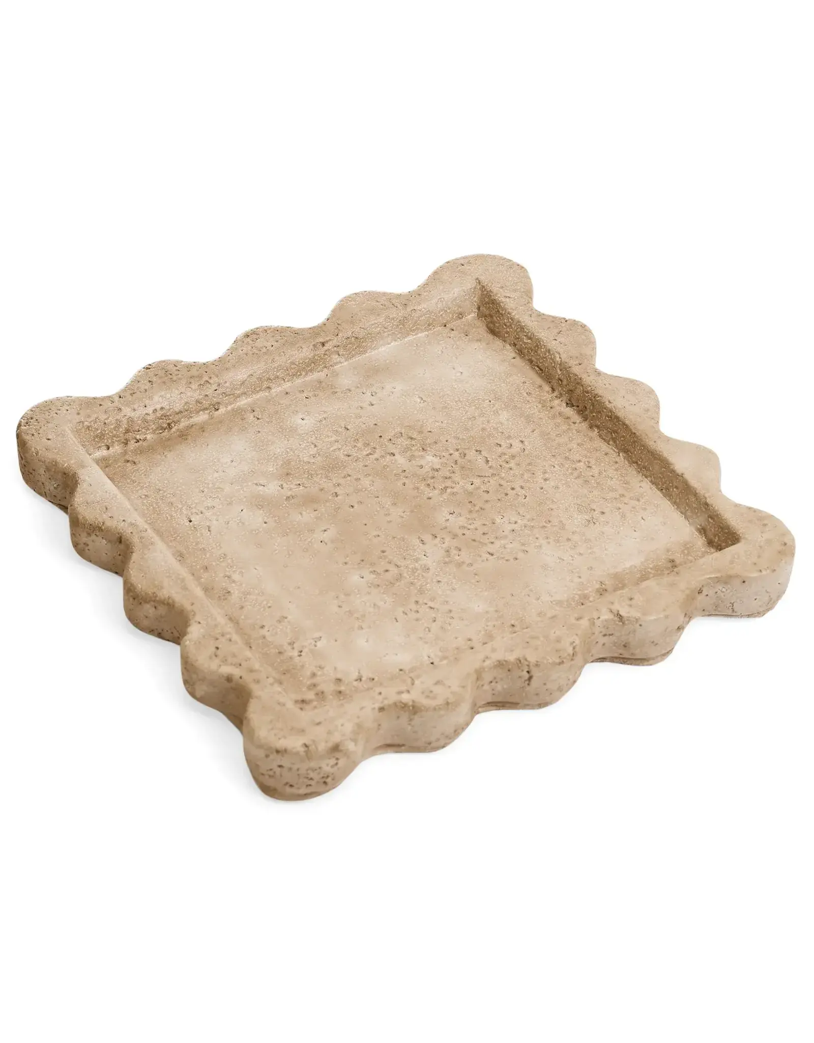 Wavy Travertine Tray