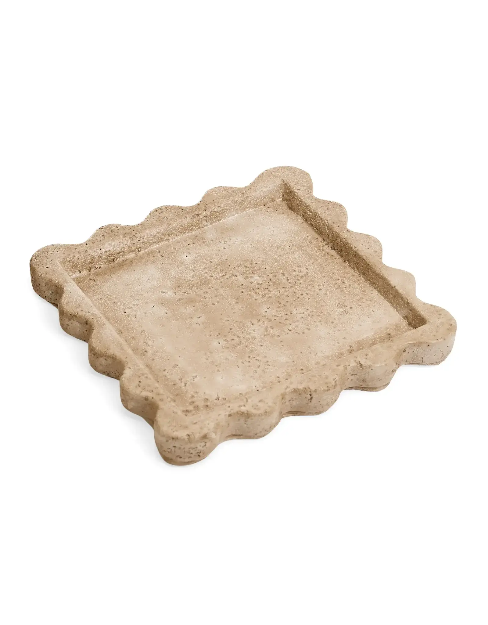 Wavy Travertine Tray