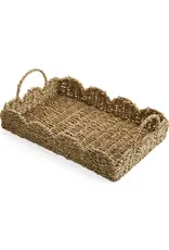 Seagrass Scallop Edge Tray