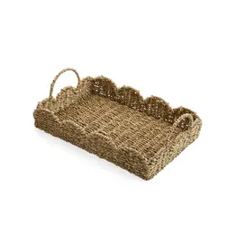 Seagrass Scallop Edge Tray
