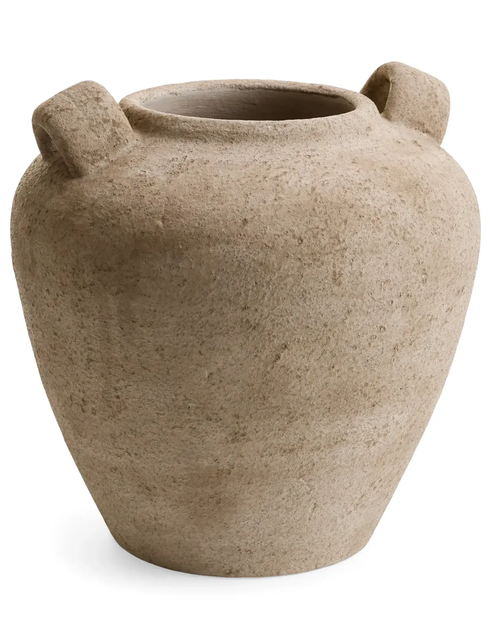 Cement Vase Urn w/ Handles