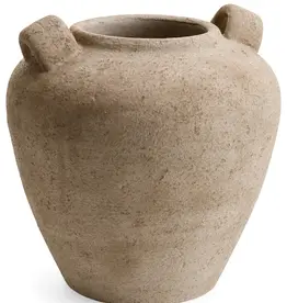 Cement Vase Urn w/ Handles