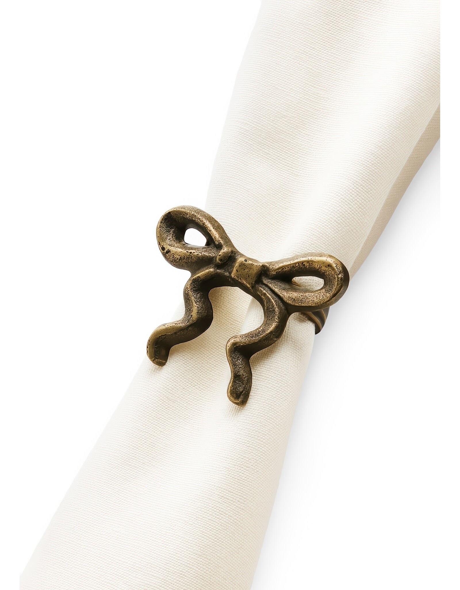 Iron Bow Napkin Rings, S/4