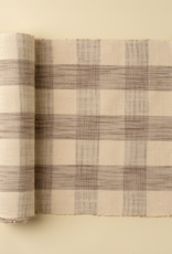 Grace Gingham Table Runner - 108"L, Stone