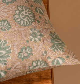 Kavi Block Print Pillow, 20x20