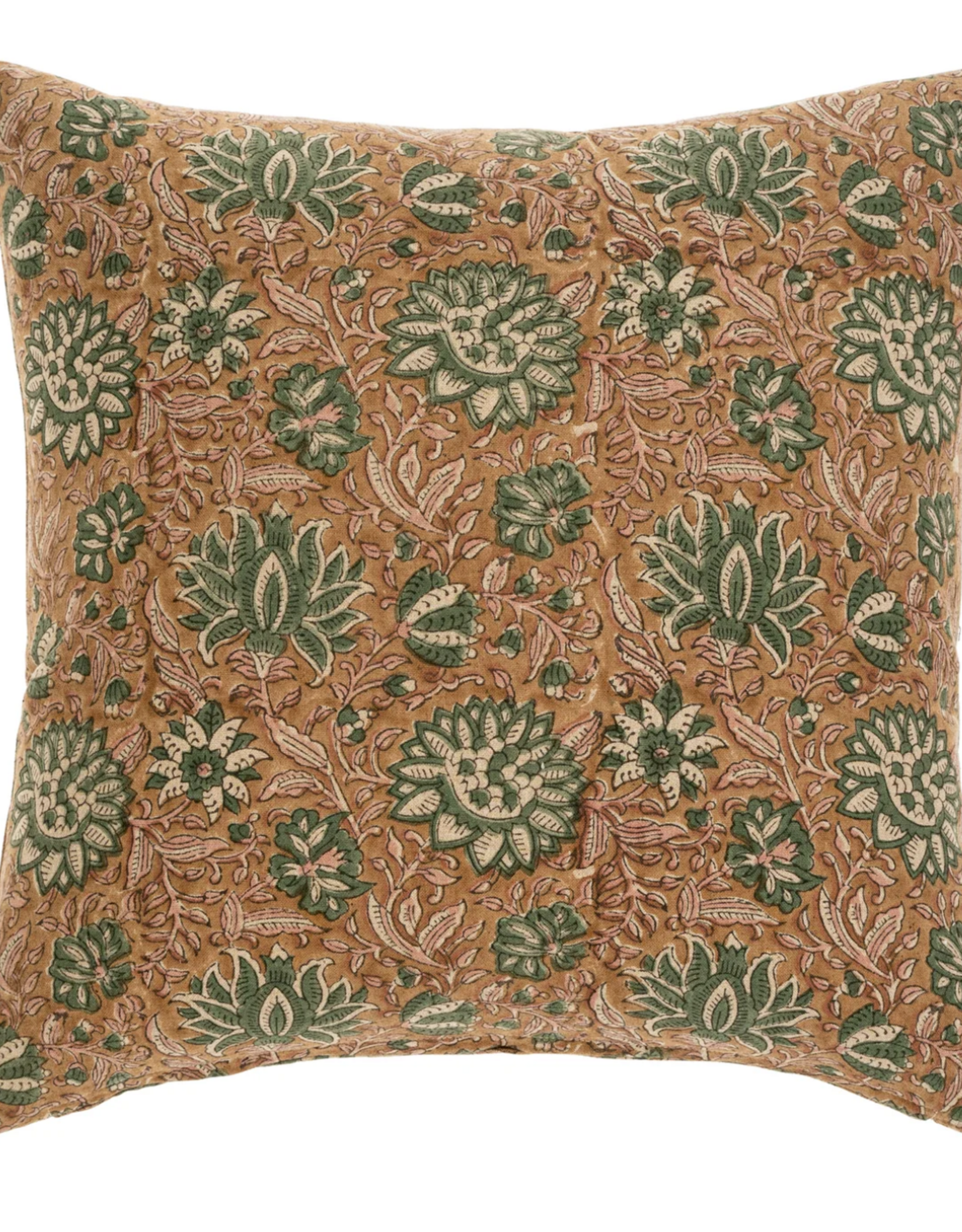 Kavi Block Print Pillow, 20x20