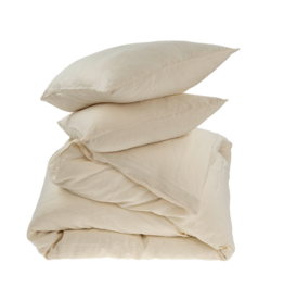 Reverie Linen Duvet Set - Ivory, King