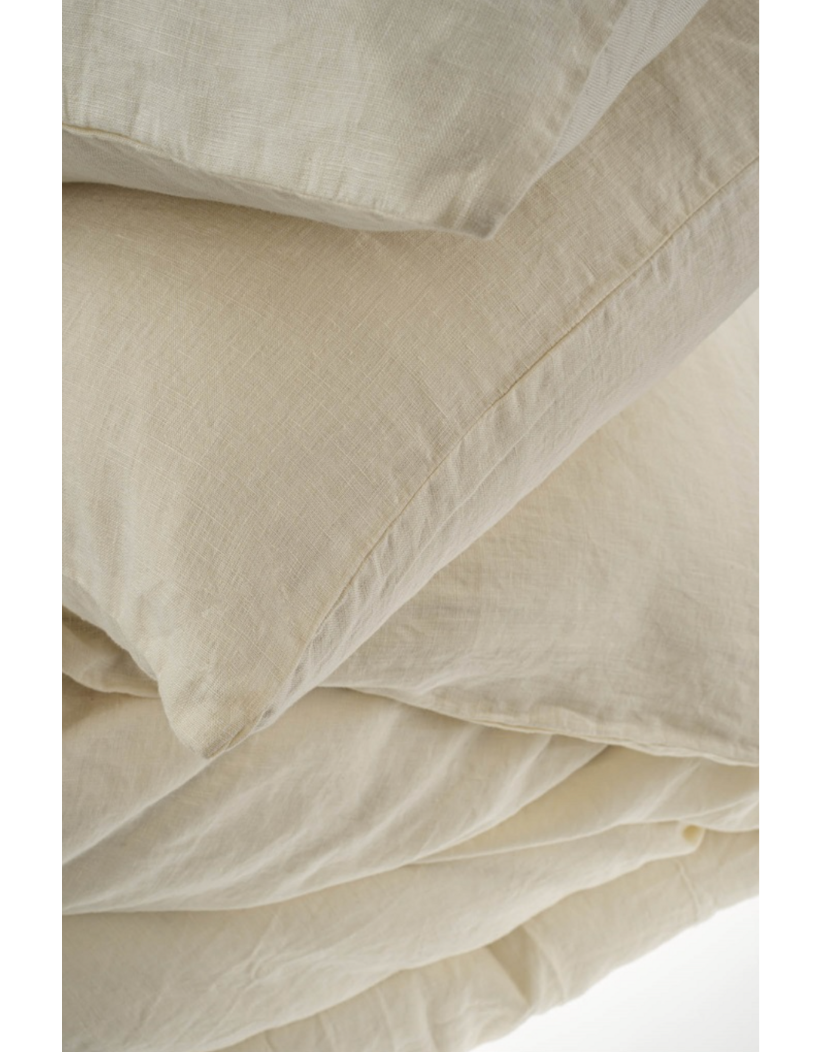 Reverie Linen Duvet Set - Ivory, King